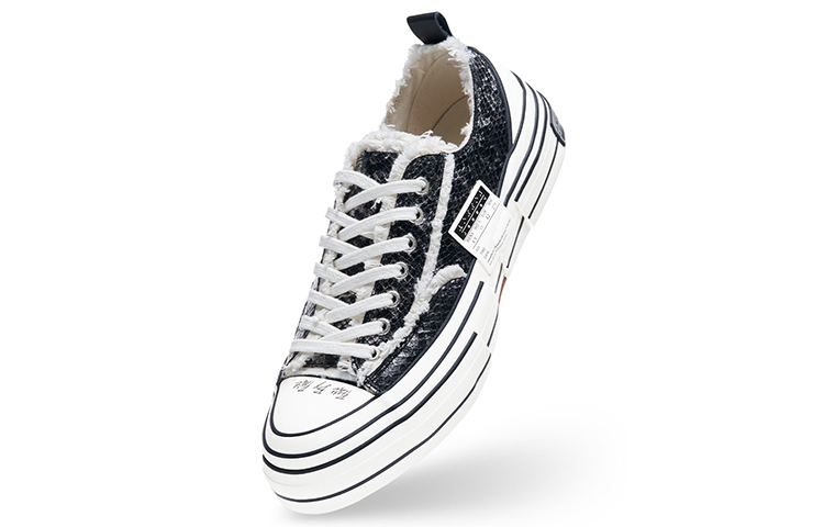 Lookbook xVESSEL G.O.P. 低帮'黑色蟒蛇纹' F22X84B