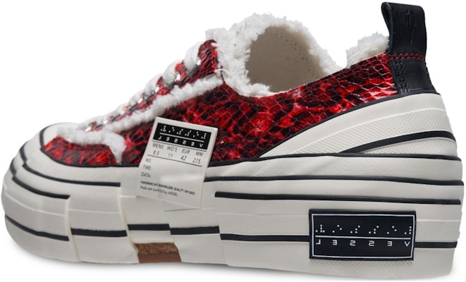 xVESSEL G.O.P. 低帮 '红色蟒蛇纹' F22X86R Purchase xVESSEL G.O.P. 低帮 '红色蟒蛇纹' F22X86R