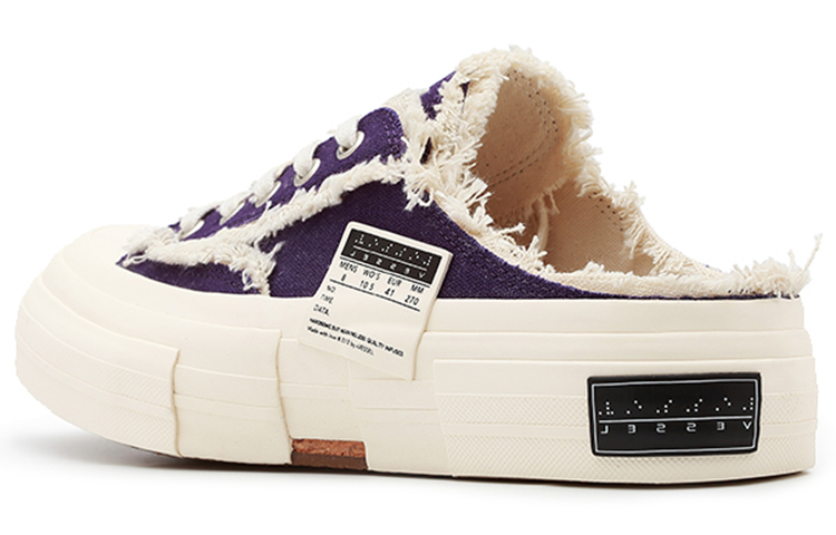 Lookbook xVESSEL G.O.P. Slip On ''Dekonstruiert Schwarz Lila'' S20X005V