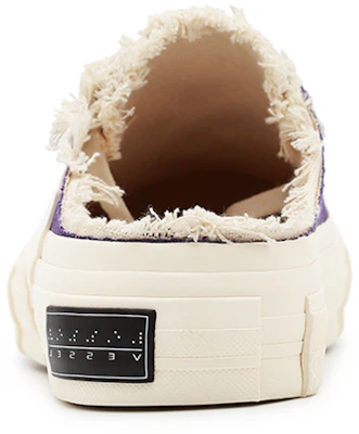 xVESSEL G.O.P. Slip On ''Dekonstruiert Schwarz Lila'' S20X005V Details for xVESSEL G.O.P. Slip On ''Dekonstruiert Schwarz Lila'' S20X005V