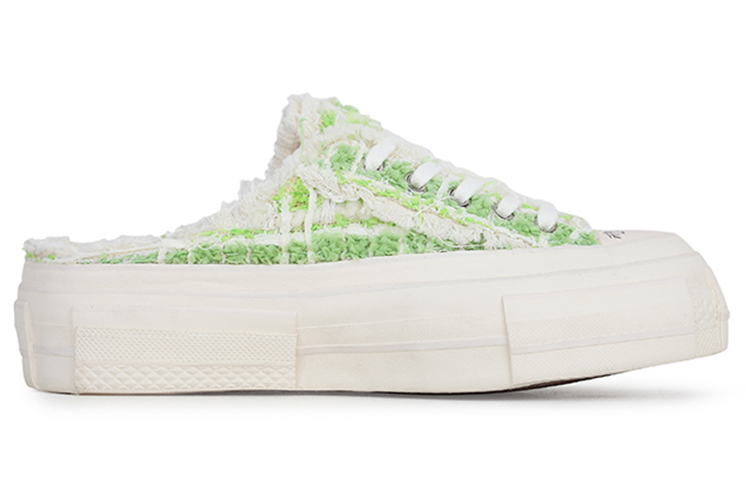 Lookbook xVESSEL G.O.P. 便鞋 '草绿色粗花呢' S22X39G