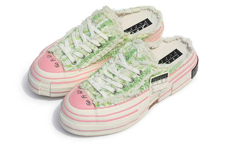 Purchase xVESSEL G.O.P. 便鞋 '草绿色粗花呢' S22X39G