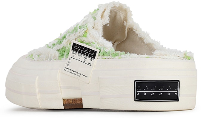 xVESSEL G.O.P. 便鞋 '草绿色粗花呢' S22X39G Cheap xVESSEL G.O.P. 便鞋 '草绿色粗花呢' S22X39G