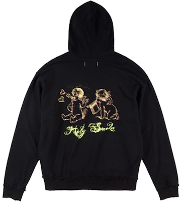 xVESSEL Holy Smoke Cherubim Hoodie Black Unisex Sweatshirt Y20X716B Order xVESSEL Holy Smoke Cherubim Hoodie Black Unisex Sweatshirt Y20X716B