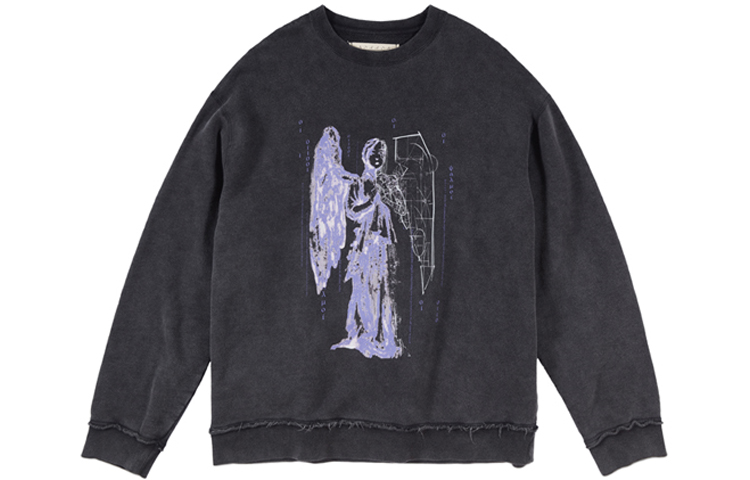 xVESSEL Mech Angel Unisex Sweatshirt Black Y20X714B