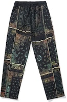 xVESSEL Paisley Patchwork Sweatpants Unisex Black Y22X613B xVESSEL Paisley Patchwork Sweatpants Unisex Black Y22X613B