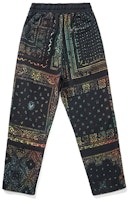 xVESSEL 黑色男女同款佩斯利拼接休闲裤 Y22X613B Lookbook xVESSEL 黑色男女同款佩斯利拼接休闲裤 Y22X613B