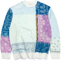 xVESSEL Paisley Patchwork Sweatshirt Unisex Y21X714B xVESSEL Paisley Patchwork Sweatshirt Unisex Y21X714B