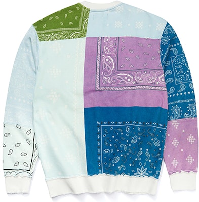 xVESSEL 페이즐리 패치워크 스웨트셔츠 유니섹스 Y21X714B Lookbook xVESSEL 페이즐리 패치워크 스웨트셔츠 유니섹스 Y21X714B