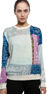 xVESSEL 페이즐리 패치워크 스웨트셔츠 유니섹스 Y21X714B 1