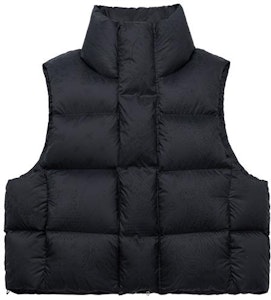 xVESSEL Paisley 拉鍊寬鬆背心 男女適用 黑色 Y24X702B Order xVESSEL Paisley 拉鍊寬鬆背心 男女適用 黑色 Y24X702B