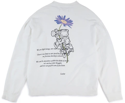xVESSEL Purple Daisy Sweatshirt Unisex White Y20X713W Buy xVESSEL Purple Daisy Sweatshirt Unisex White Y20X713W