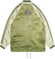 xVESSEL 可翻转横须贺刺绣缎面飞行夹克 男女潮流款式 y23x682p 4