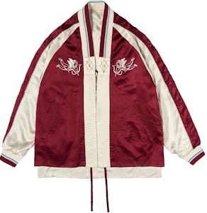 xVESSEL 可逆橫須賀刺繡緞面飛行夾克 男女流行款式 y23x682p 6