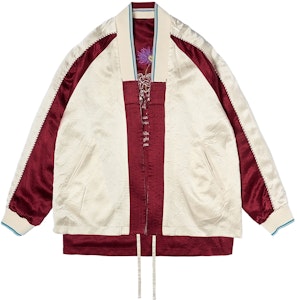 xVESSEL 可逆橫須賀刺繡緞面飛行夾克 男女流行款式 y23x682p 8