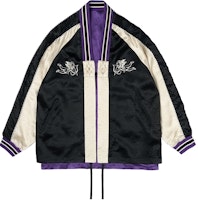 xVESSEL 可翻转横须贺刺绣缎面飞行夹克 男女潮流款式 y23x682p Order xVESSEL 可翻转横须贺刺绣缎面飞行夹克 男女潮流款式 y23x682p