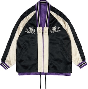 xVESSEL 可逆橫須賀刺繡緞面飛行夾克 男女流行款式 y23x682p Order xVESSEL 可逆橫須賀刺繡緞面飛行夾克 男女流行款式 y23x682p