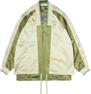 xVESSEL 可逆橫須賀刺繡緞面飛行夾克 男女流行款式 y23x682p 2