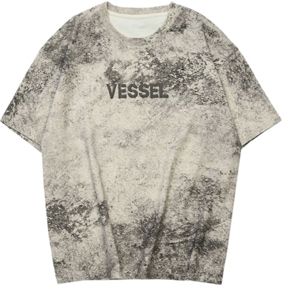 xVESSEL 灑墨設計中性款灰色圓領短袖 Y24AW770 Buy xVESSEL 灑墨設計中性款灰色圓領短袖 Y24AW770