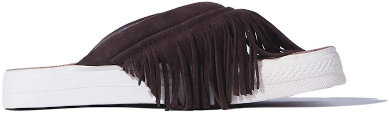 xVESSEL Tassel Toe Slides 'Deep Coffee' S23X14Z Order xVESSEL Tassel Toe Slides 'Deep Coffee' S23X14Z