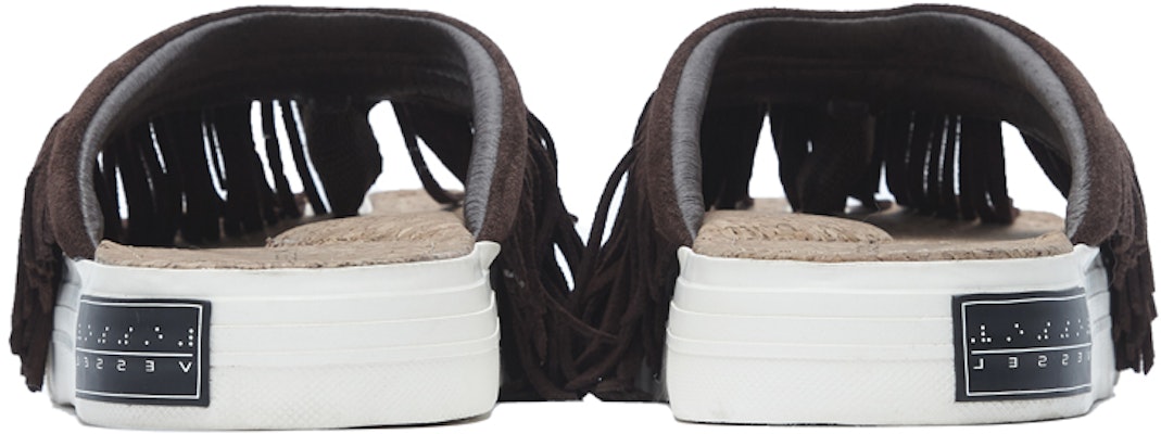 xVESSEL Tassel Toe Slides 'Deep Coffee' S23X14Z Shop xVESSEL Tassel Toe Slides 'Deep Coffee' S23X14Z