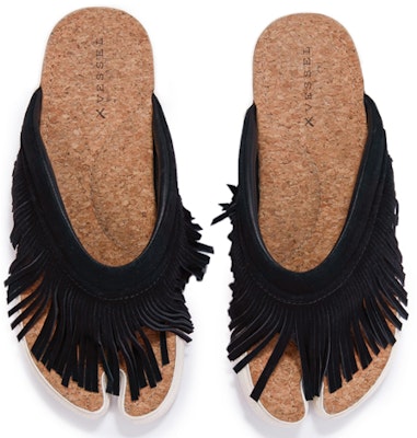 xVESSEL 流苏露趾拖鞋 '时尚前卫分趾黑色' S23X14B Purchase xVESSEL 流苏露趾拖鞋 '时尚前卫分趾黑色' S23X14B