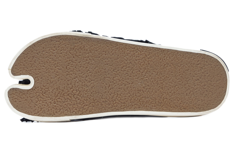 Details for xVESSEL 流苏露趾拖鞋 '时尚前卫分趾黑色' S23X14B