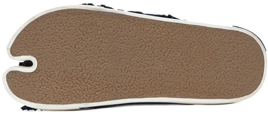 xVESSEL 流苏露趾拖鞋 '时尚前卫分趾黑色' S23X14B Details for xVESSEL 流苏露趾拖鞋 '时尚前卫分趾黑色' S23X14B