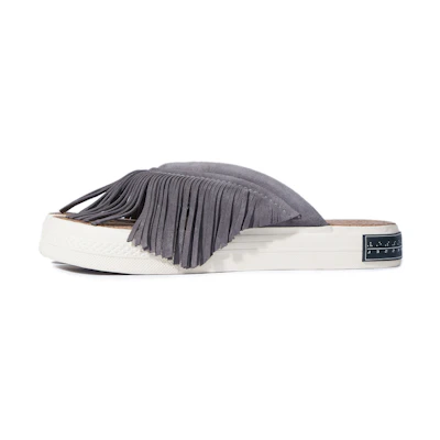 xVESSEL Tassel Toe Slides 'Grey'