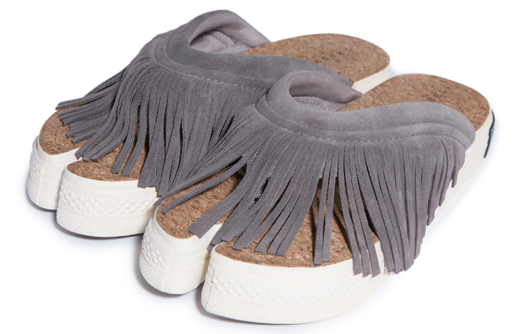 Lookbook xVESSEL 流苏拖鞋 '灰色' S23X14G