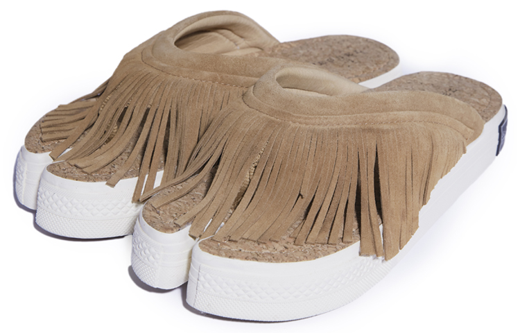 xVESSEL Tassel Toe Slides 'Light Brown' 圖 3