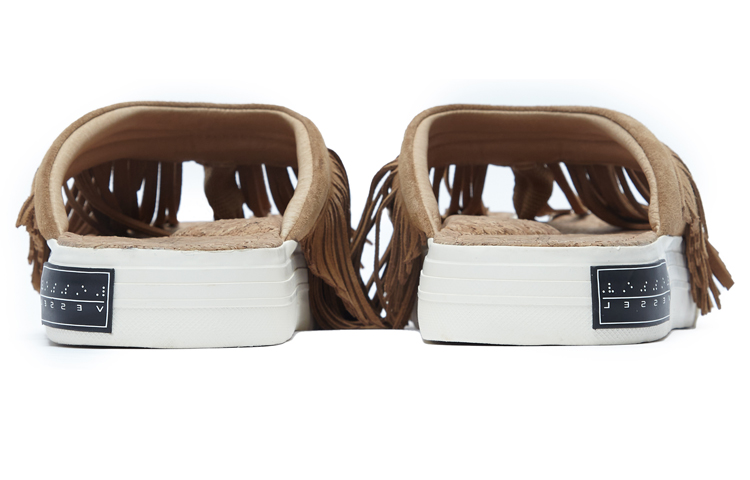 xVESSEL Tassel Toe Slides 'Light Brown' 圖 4