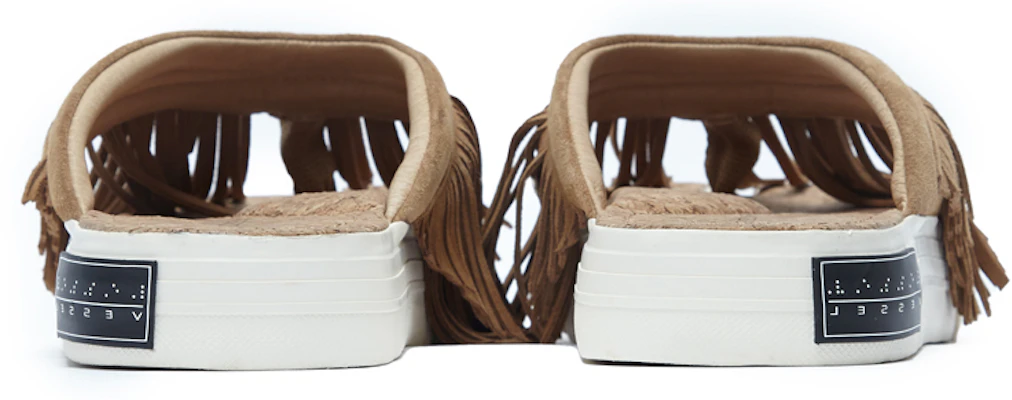 xVESSEL Tassel Toe Slides ''Hellbraun'' S23X14K Shop xVESSEL Tassel Toe Slides ''Hellbraun'' S23X14K