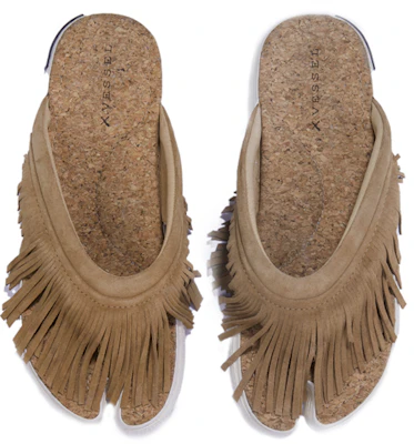xVESSEL Tassel Toe Slides ''Hellbraun'' S23X14K Purchase xVESSEL Tassel Toe Slides ''Hellbraun'' S23X14K