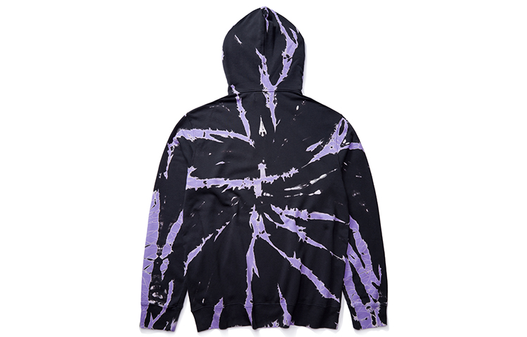 Lookbook xVESSEL タイダイ プルオーバーフーディ ユニセックス パープル Y20X705P