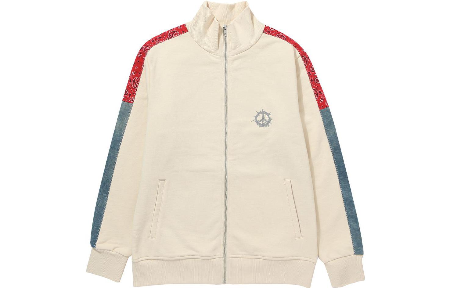 xVESSEL Unisex Colorblock Zip-Up Casual Sweatshirt Jacket. Y22X227B