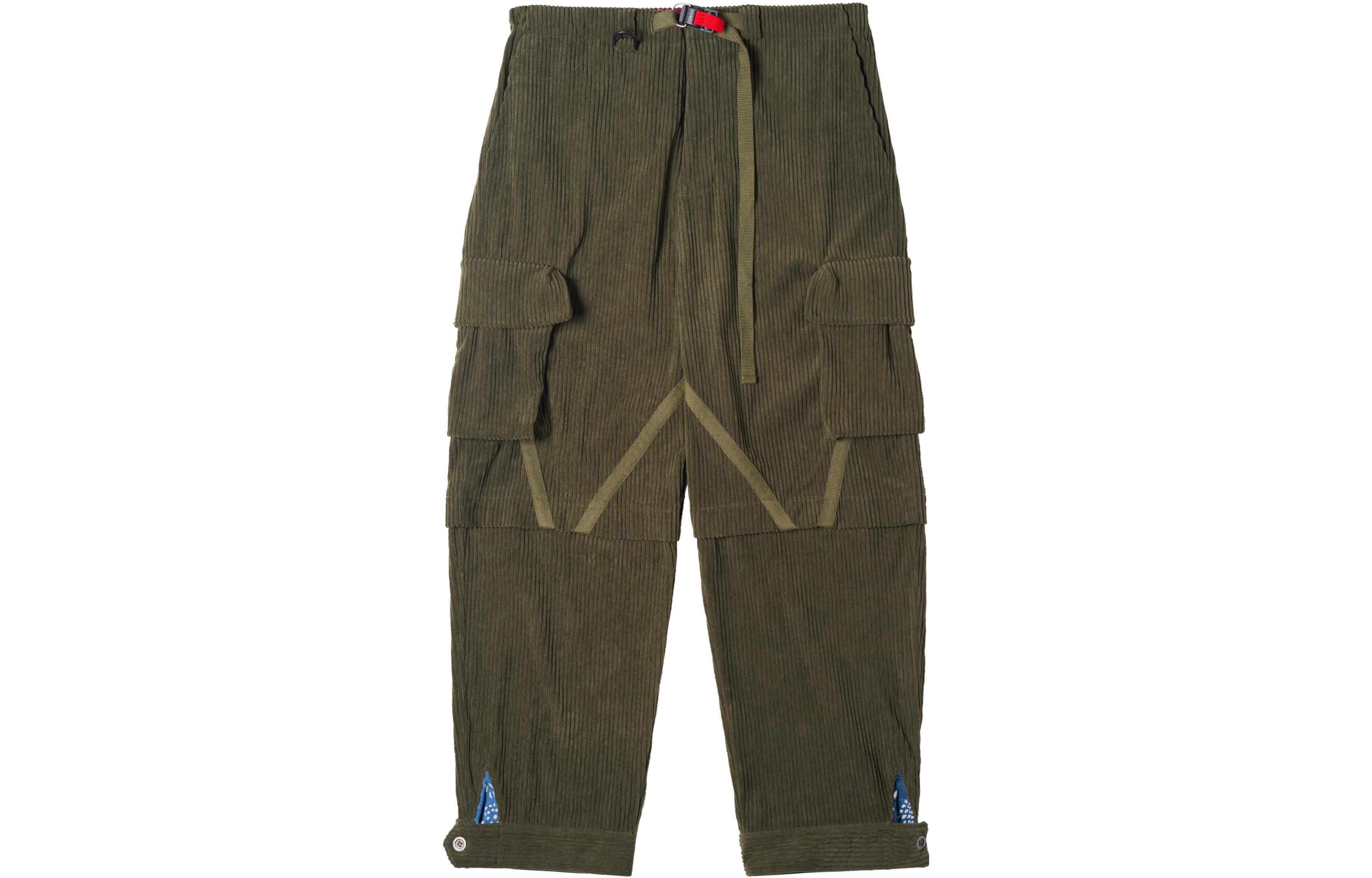 xVESSEL Unisex Corduroy Wide-Leg Pants with Large Pockets Casual Style Y22X236B