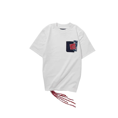 xVESSEL Unisex Patchwork Breathable Comfortable Loose Fit Casual T-Shirt Y22X213B
