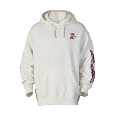 xVESSEL Van Ness Album Logo Print White Hoodie Unisex Couple Style Y23X621W