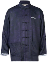 xVESSEL Van Ness Paisley Printed Chinese Jacket Purple Unisex Y23X612B xVESSEL Van Ness Paisley Printed Chinese Jacket Purple Unisex Y23X612B