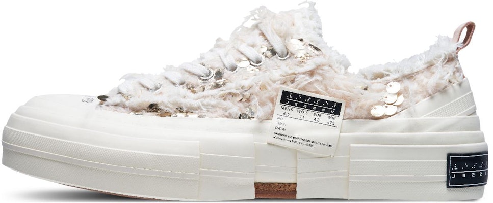 xVESSEL VESSEL Canvas Low 'Swan Heart Goddess Festival' kasut kanvas. F23X01G Buy xVESSEL VESSEL Canvas Low 'Swan Heart Goddess Festival' kasut kanvas. F23X01G