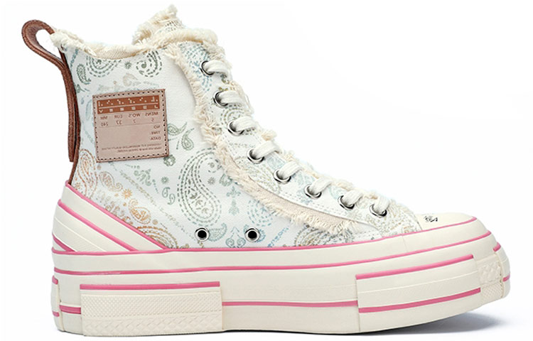 Order xVESSEL G.O.P. Highs Paisley Fluorescence 增高 高筒 板鞋 男女款 白