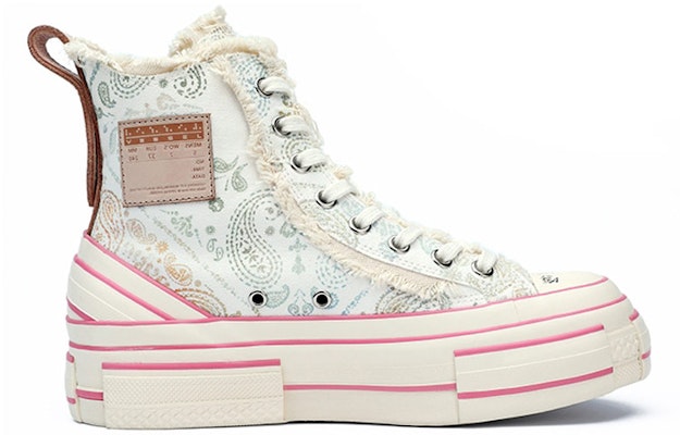 xVESSEL G.O.P. Highs Paisley Fluorescence 增高 高筒 板鞋 男女款 白 Order xVESSEL G.O.P. Highs Paisley Fluorescence 增高 高筒 板鞋 男女款 白