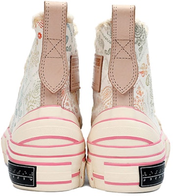 xVESSEL G.O.P. Highs Paisley Fluorescence 增高 高筒 板鞋 男女款 白 Shop xVESSEL G.O.P. Highs Paisley Fluorescence 增高 高筒 板鞋 男女款 白