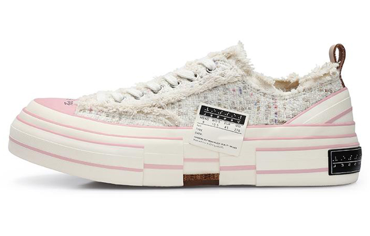 Shop xVESSEL VESSEL G.O.P. 低帮 '布料拼接' F21X21W