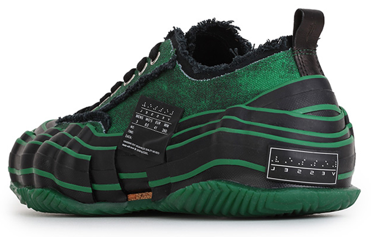 Shop xVESSEL G.O.P. Lows O.G. “Matrix Green“ 軟木 低筒 硫化帆布鞋 男女皆宜 綠色 基因突變 綠魔