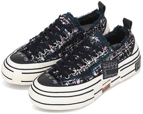 xVESSEL g.o.p. lows "d.b. tweed" 小香風黑色情人節軟木塞硫化 低幫 帆布鞋 男女同款 黑色 Lookbook xVESSEL g.o.p. lows "d.b. tweed" 小香風黑色情人節軟木塞硫化 低幫 帆布鞋 男女同款 黑色