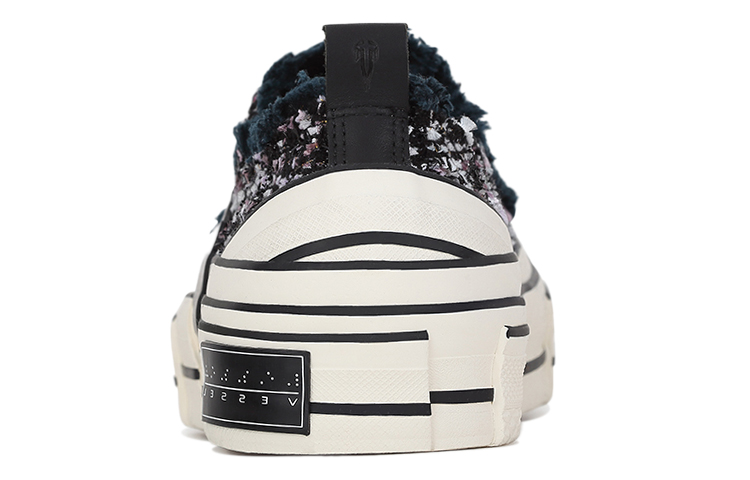 Details for xVESSEL g.o.p. lows "d.b. tweed" 小香風黑色情人節軟木塞硫化 低幫 帆布鞋 男女同款 黑色