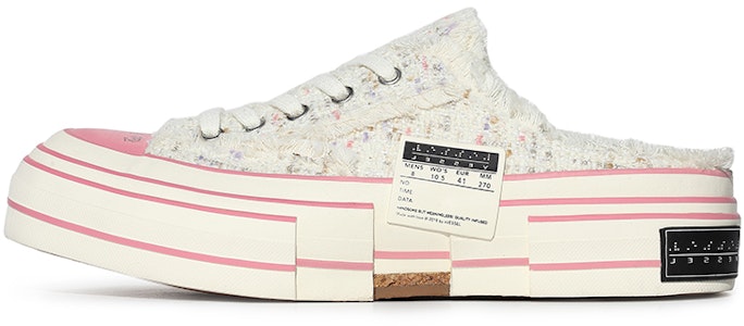 xVESSEL VESSEL G.O.P. 一脚蹬“白色粗花呢” F21X35W Order xVESSEL VESSEL G.O.P. 一脚蹬“白色粗花呢” F21X35W