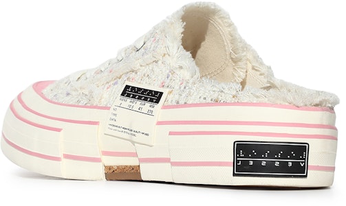 xVESSEL VESSEL G.O.P. 一脚蹬“白色粗花呢” F21X35W Shop xVESSEL VESSEL G.O.P. 一脚蹬“白色粗花呢” F21X35W